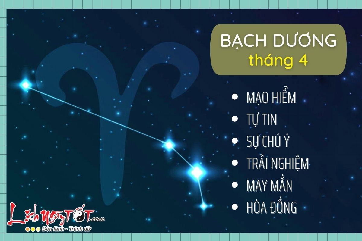 Bạch Dương tháng 4