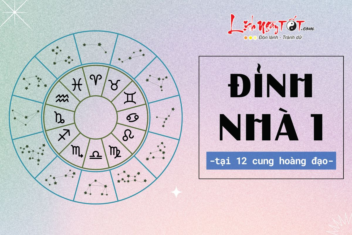 Đỉnh Nhà 1 Tại 12 Cung Hoàng Đạo