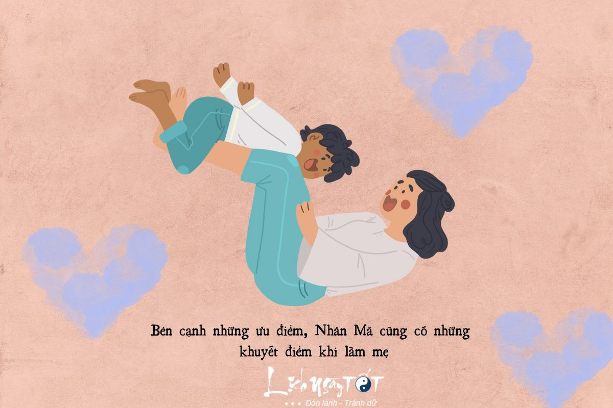 Khuyết điểm của bà mẹ Nhân Mã