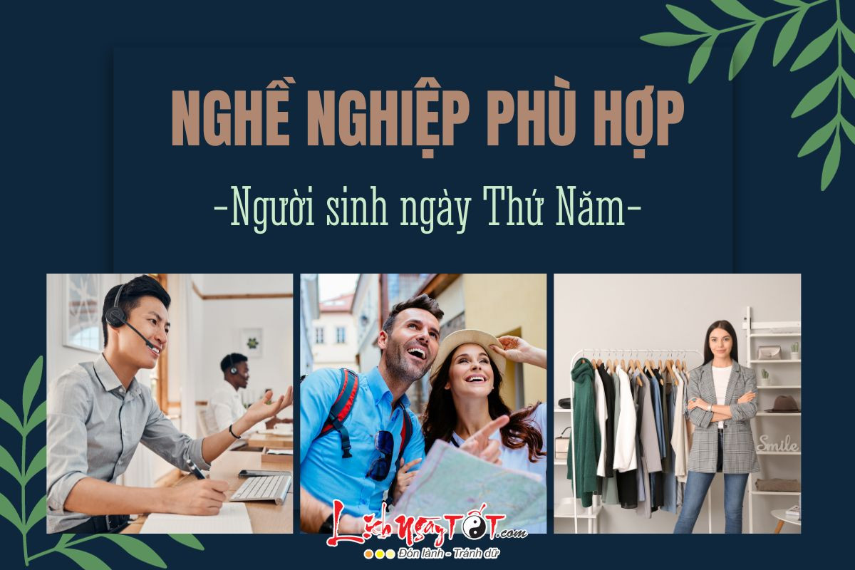 Nghề nghiệp cho người sinh vào ngày Thứ Năm
