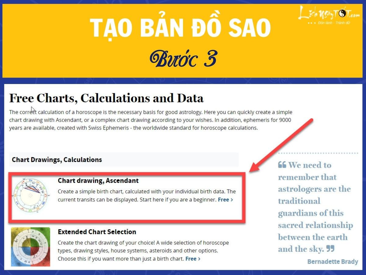 Tạo bản đồ sao bước 3