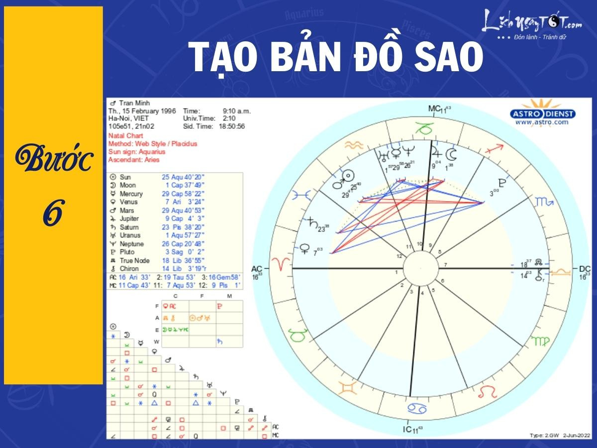 Tạo bản đồ sao bước 6